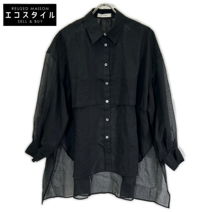 ADORE 531-4110502 made in 2024 black soft organza blouse