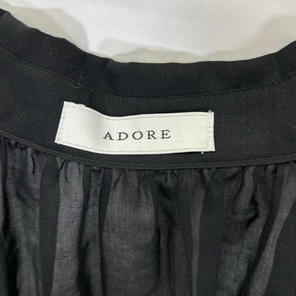 ADORE 531-4110502 made in 2024 black soft organza blouse