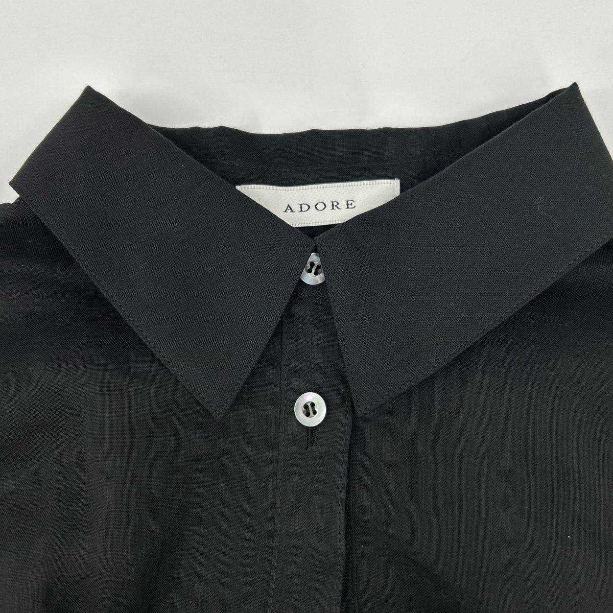 ADORE 531-4110502 made in 2024 black soft organza blouse