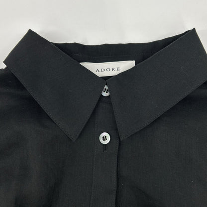 ADORE 531-4110502 made in 2024 black soft organza blouse