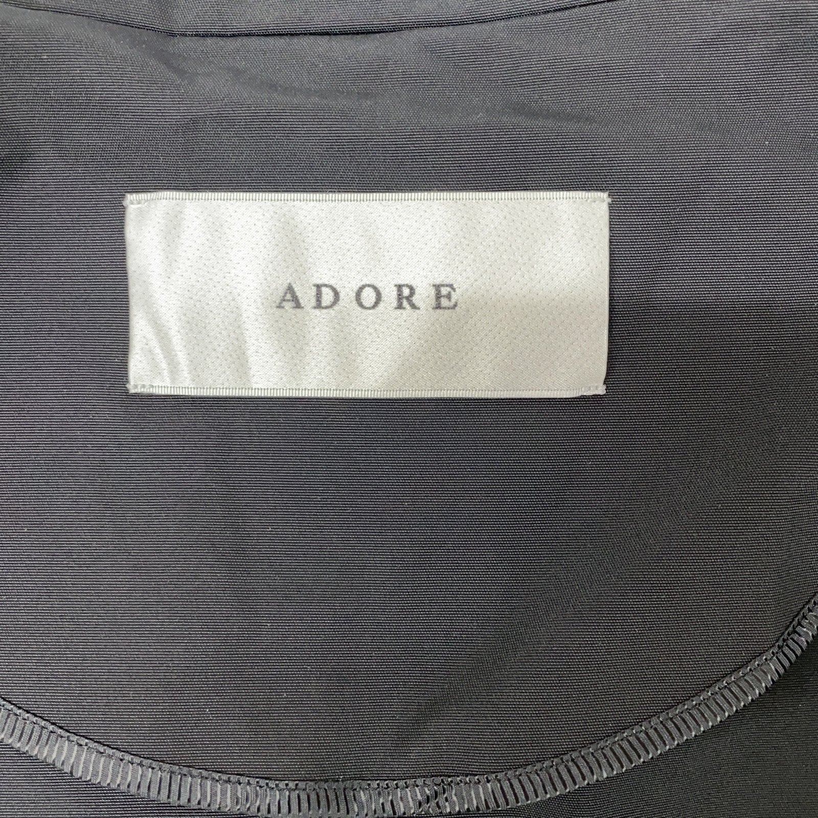 ADORE アドーア 531-3150302 ブラック ハイカウントオックスジャケット ジャケット