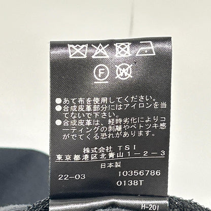 ADORE アドーア 531-2110503 ブラック 麻混オックスパイピングブラウス トップス