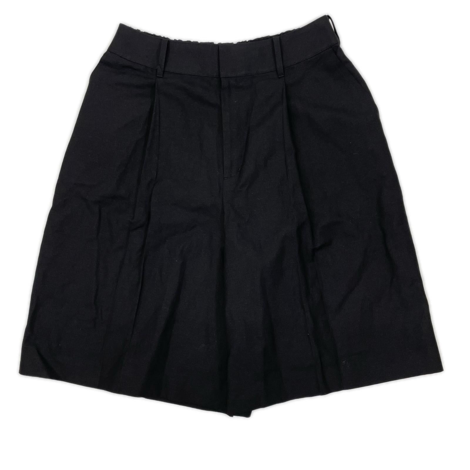 ADORE アドーア 531-2130503 ブラック 麻混オックスショートパンツ ボトムス