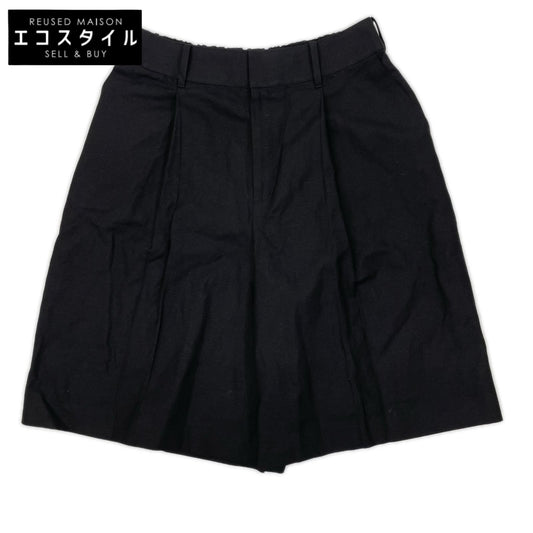 ADORE アドーア 531-2130503 ブラック 麻混オックスショートパンツ ボトムス
