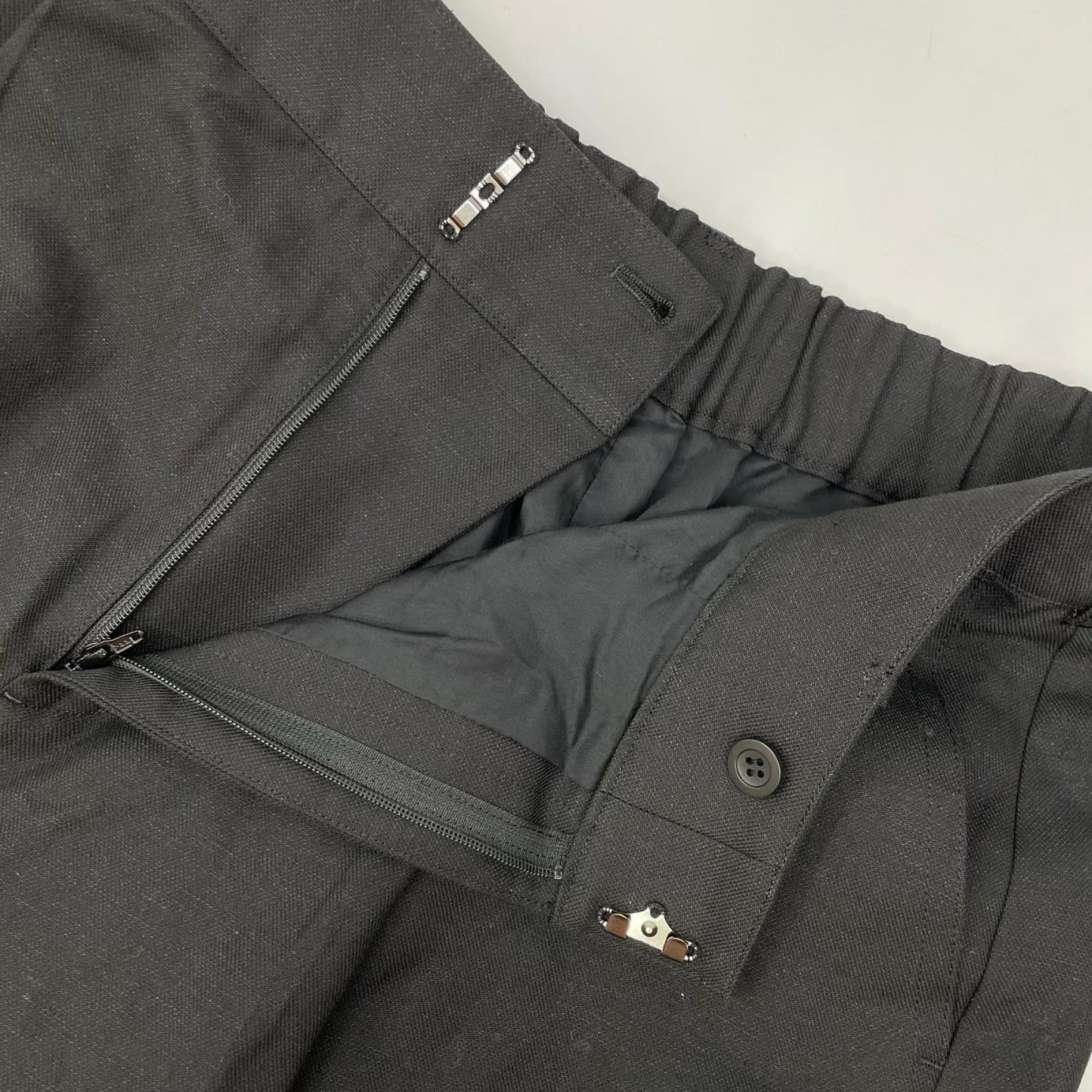 ADORE アドーア 531-2130503 ブラック 麻混オックスショートパンツ ボトムス