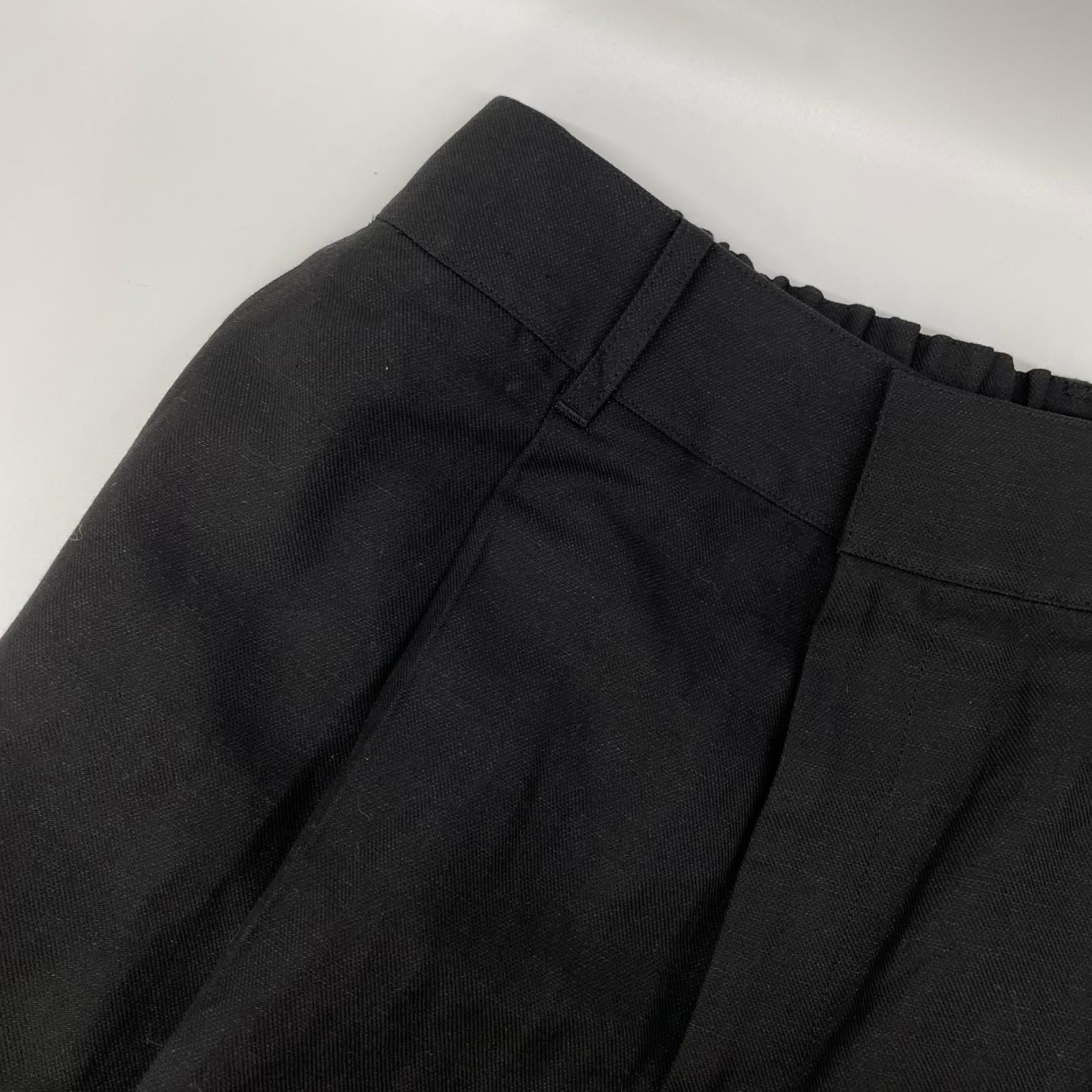 ADORE アドーア 531-2130503 ブラック 麻混オックスショートパンツ ボトムス