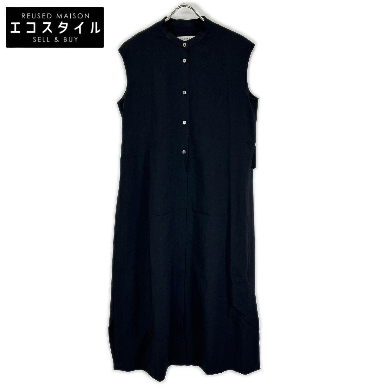 ADORE 531-0240708 black fine-stretch dress