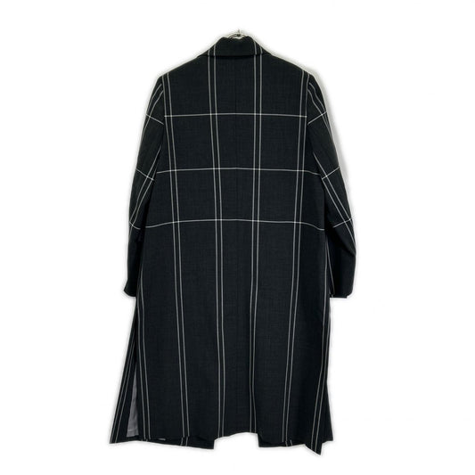 ADORE アドーア 531-0152113 グレー ウール混 チェックサイドスリットチェスターコート コート
