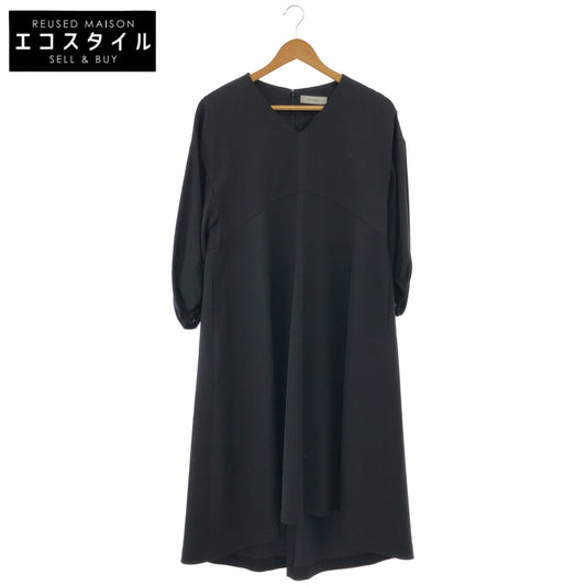 ADORE アドーア 531-9140303 ブラック ドライクロスAラインワンピース トップス