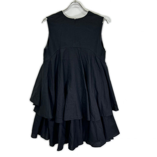 LE PHIL 534-4210018 Made in 2024 Black dry wool gilet blouse Dress