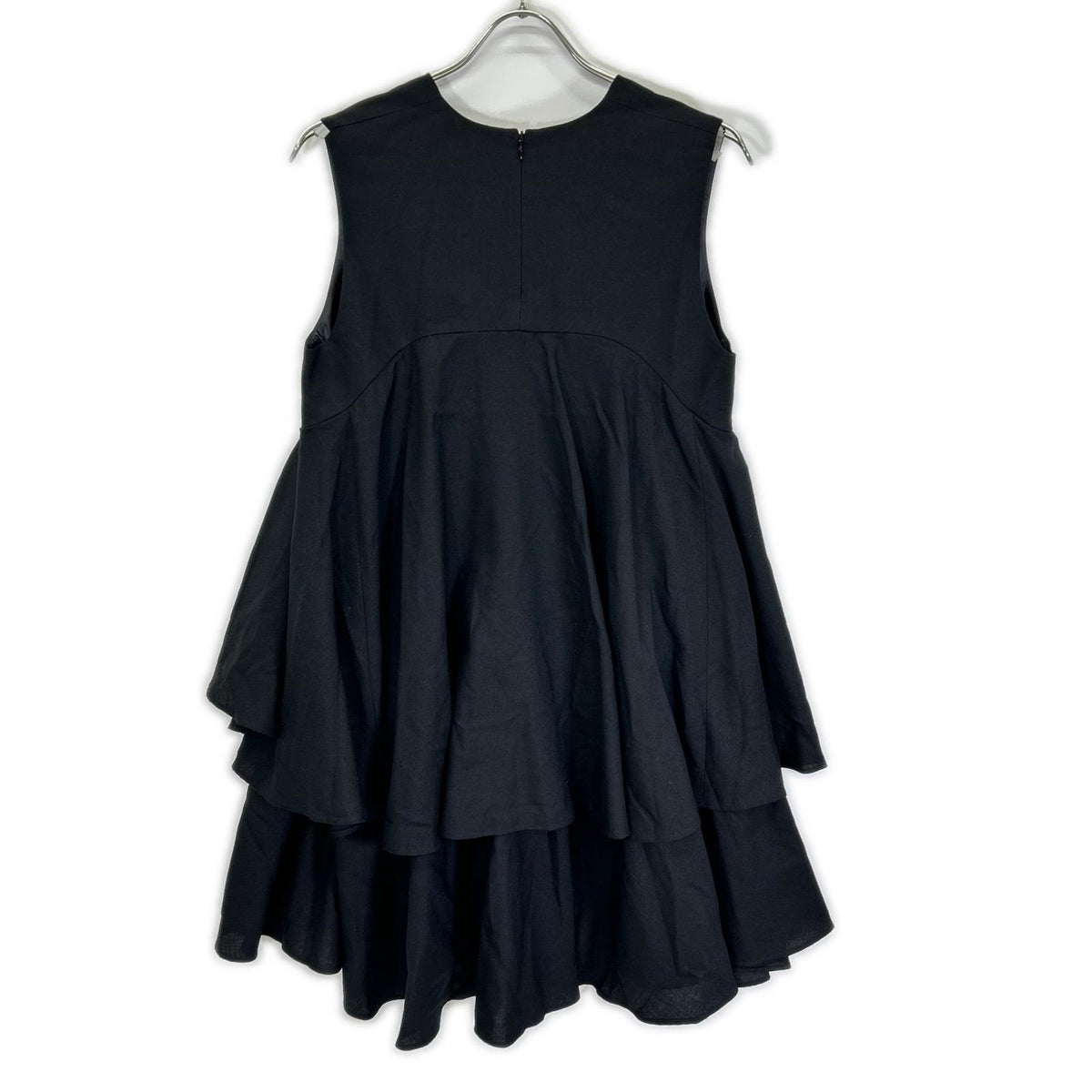 LE PHIL 534-4210018 Made in 2024 Black dry wool gilet blouse Dress