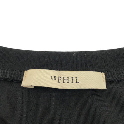 LE PHIL ル フィル 534-2210803 ブラック×ベージュ リモンタ ナイロン ツイル トップス
