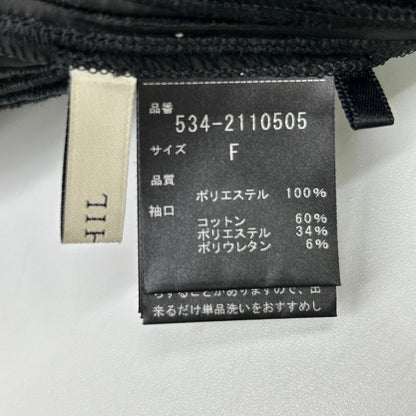 LE PHIL ル フィル 534-2110505 ブラック シアーボーダーブラウス スーツ セットアップ