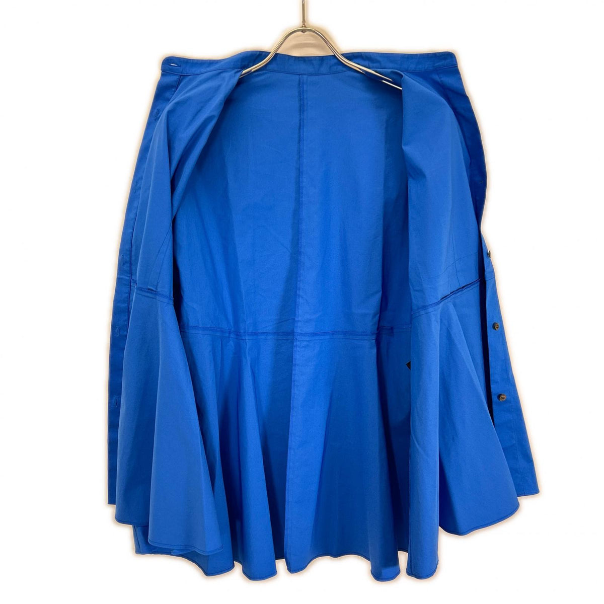 LE PHIL 534-2110213 blue SOLOTEX peplum blouse shirt top