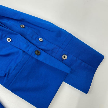 LE PHIL 534-2110213 blue SOLOTEX peplum blouse shirt top