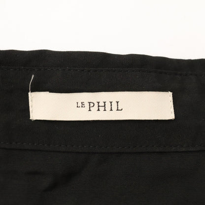 LE PHIL ル フィル 534-0110401 ブラック 2ポケットオーバー長袖シャツ トップス