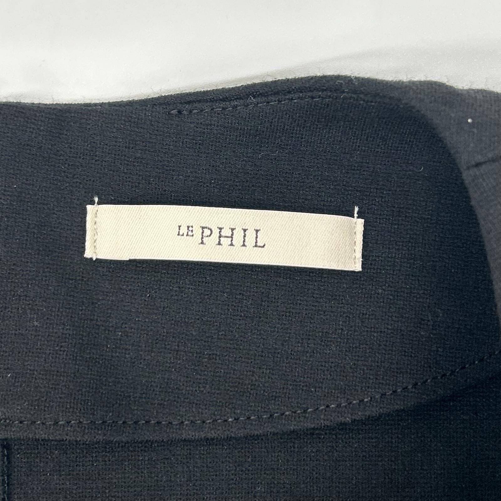 LE PHIL ル フィル 534-9210012 ブラック フレアプルオーバーブラウス トップス