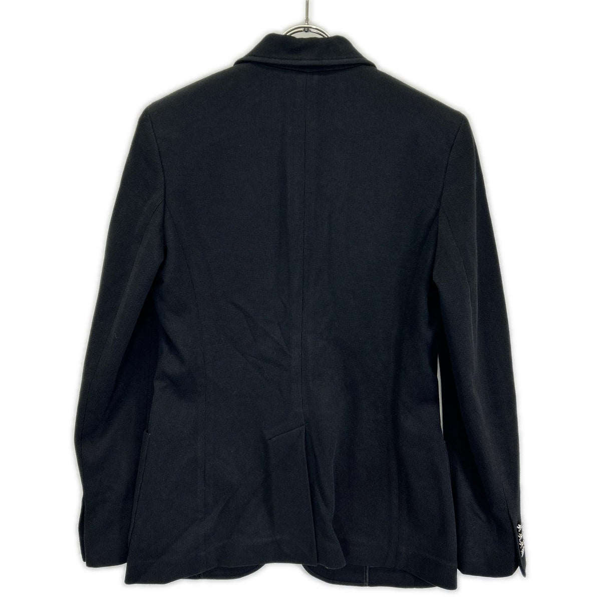 POLO by Ralph Lauren 211795348001 Black embroidered logo double-knit jacquard blazer single-breasted jacket Jacket