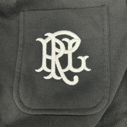 POLO by Ralph Lauren 211795348001 Black embroidered logo double-knit jacquard blazer single-breasted jacket Jacket