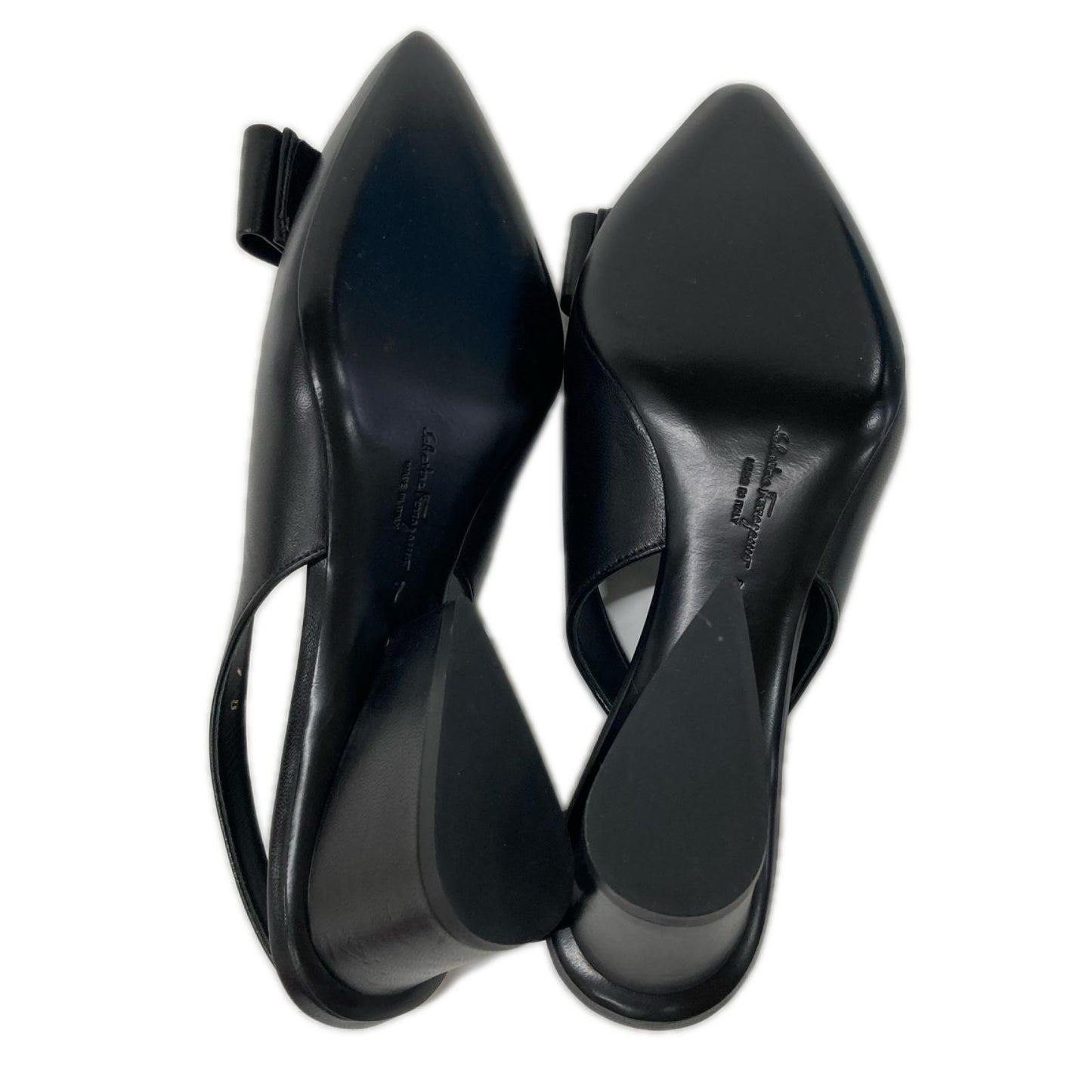 SalvatoreFerragamo サルバトーレフェラガモ 【美品】VIVA ヴィヴァ ヴァラリボン ポインテッドトゥ スリングバック パンプス シューズ