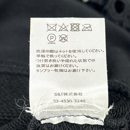 sea NEW YORK シーニューヨーク RS22-062 22SS ブラック Patrizia lace l/slv combo sweatshirt レーススリーブスウェット トップス