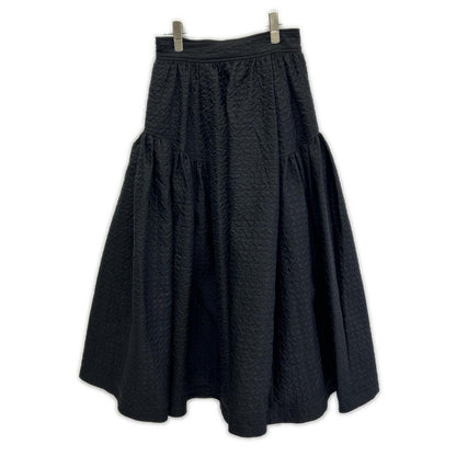 TSURU BY MARIKO OIKAWA SK-2242500 Black Laurentine SK Voluminous long skirt Skirt