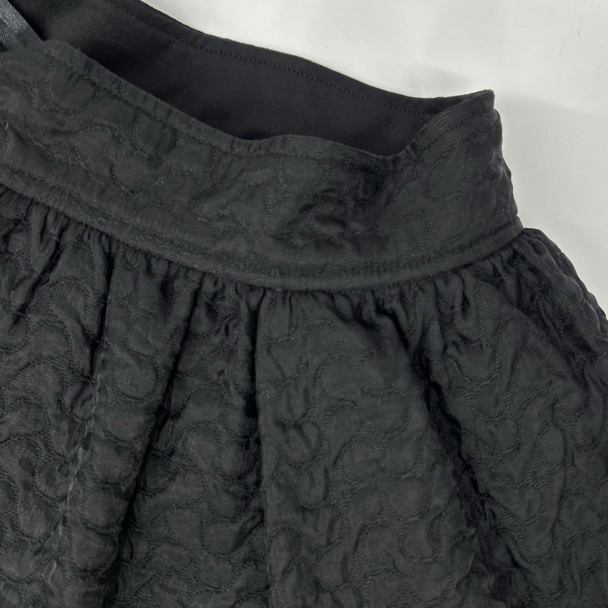 TSURU BY MARIKO OIKAWA SK-2242500 Black Laurentine SK Voluminous long skirt Skirt