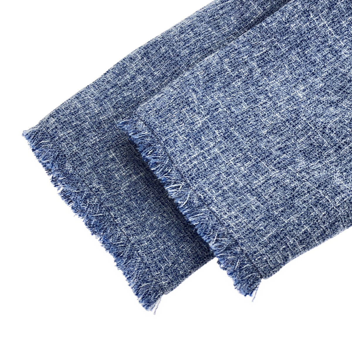 TOCCA トッカ 25SS ブルー バックジップ MIST TWEED ツイード ワンピース トップス
