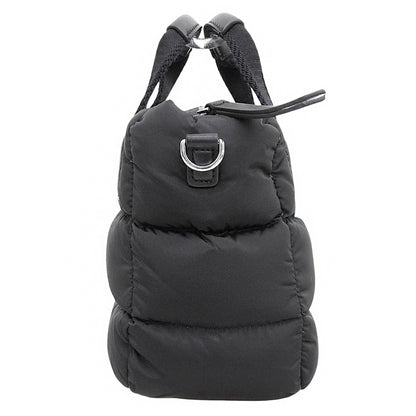 MONCLER モンクレール MICRO CARADOC マイクロキャラドック ナイロン メタルロゴ 2WAY ショルダー ハンドバッグ レディース 黒 24年製 ハンドバッグ
