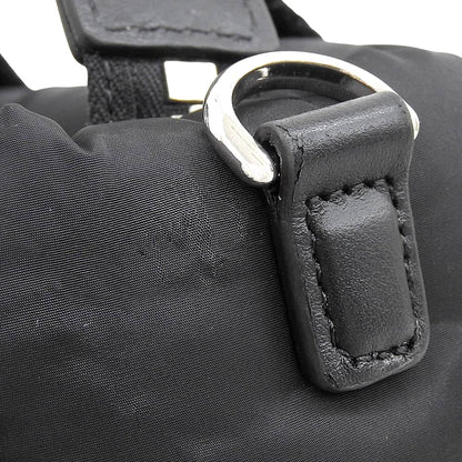 MONCLER モンクレール MICRO CARADOC マイクロキャラドック ナイロン メタルロゴ 2WAY ショルダー ハンドバッグ レディース 黒 24年製 ハンドバッグ