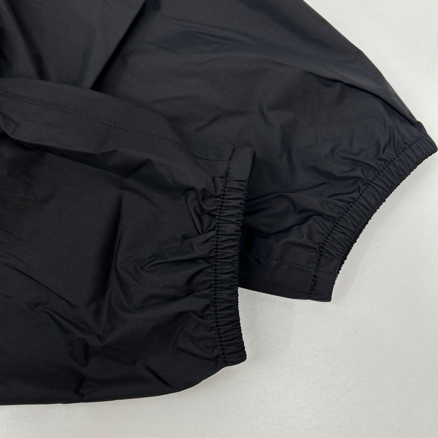 PLAYCOMMEdesGARCONS プレイコムデギャルソン ×K-WAY ブラック ナイロン ハートワッペン マウンテンパーカー/ジップフーディ ジャケット