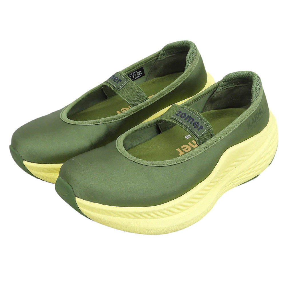 KARHU カルフ 美品 zomer MESTARI RUN メスタリラン ランニング サンダル シューズ グリーン×イエロー 37 6531-4-000083 シューズ
