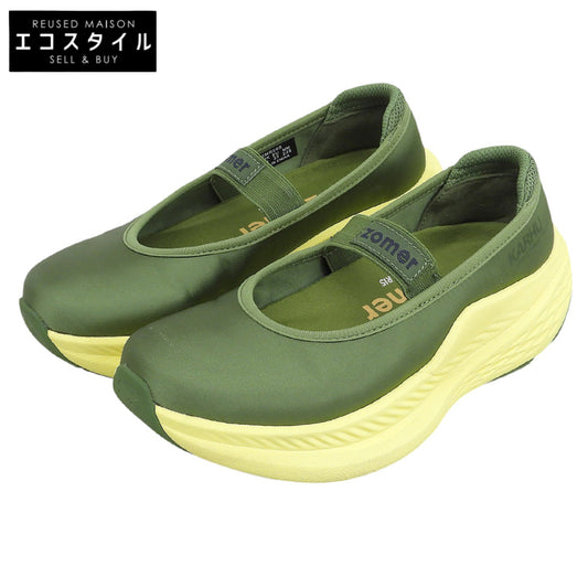 KARHU カルフ 美品 zomer MESTARI RUN メスタリラン ランニング サンダル シューズ グリーン×イエロー 37 6531-4-000083 シューズ