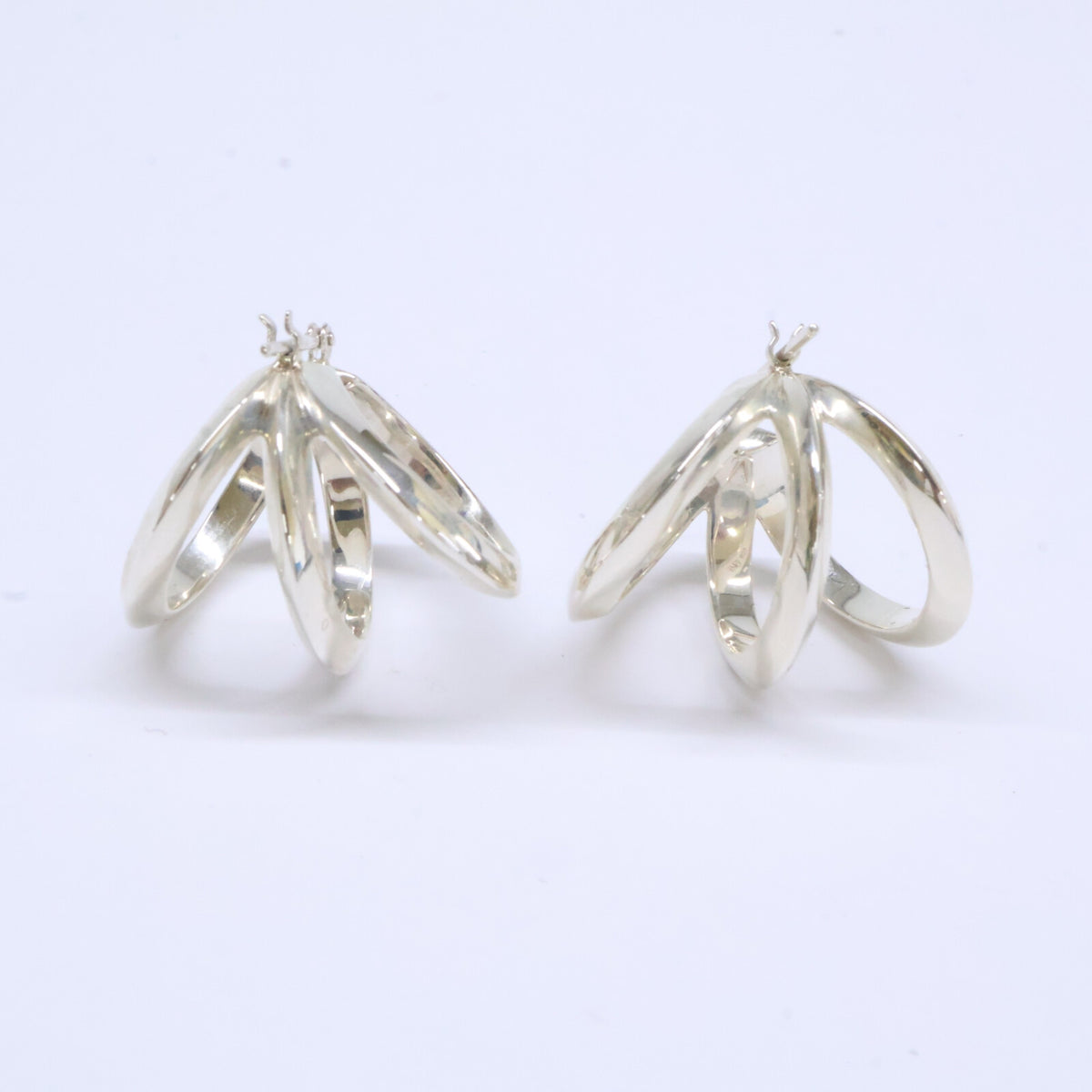 ENEY エネイ 【美品】SV925/ラボグロウダイヤモンド 017-03-1 MEBUKI PIERCED EARRINGS めぶき ピアス