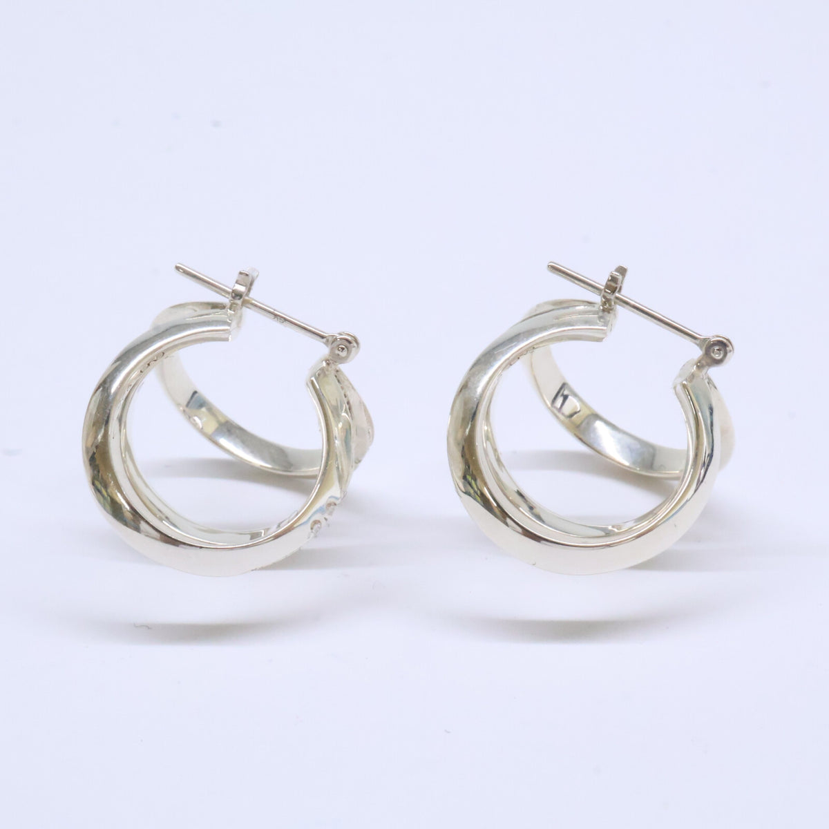 ENEY エネイ 【美品】SV925/ラボグロウダイヤモンド 017-03-1 MEBUKI PIERCED EARRINGS めぶき ピアス
