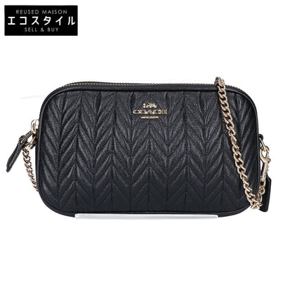 COACH コーチ F72998 レザー キルティング チェーン ショルダーバッグ