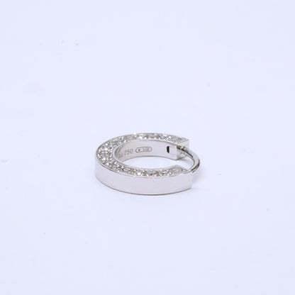 Cartier カルティエ B8301424 750WG LOVE/ラブ D0.05ct 12Pパヴェダイヤモンド シングル ピアス