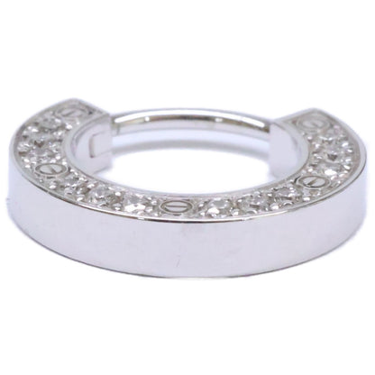 Cartier カルティエ B8301424 750WG LOVE/ラブ D0.05ct 12Pパヴェダイヤモンド シングル ピアス