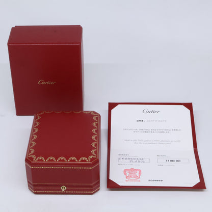 Cartier カルティエ B8301424 750WG LOVE/ラブ D0.05ct 12Pパヴェダイヤモンド シングル ピアス