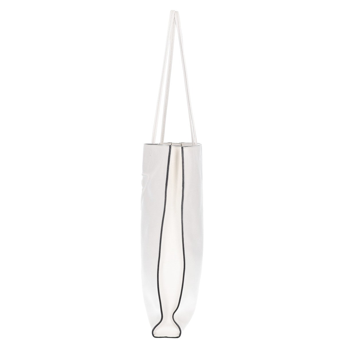 PRADA プラダ 1BG429 スムースレザー エンボスロゴ トライアングルプレート トートバッグ