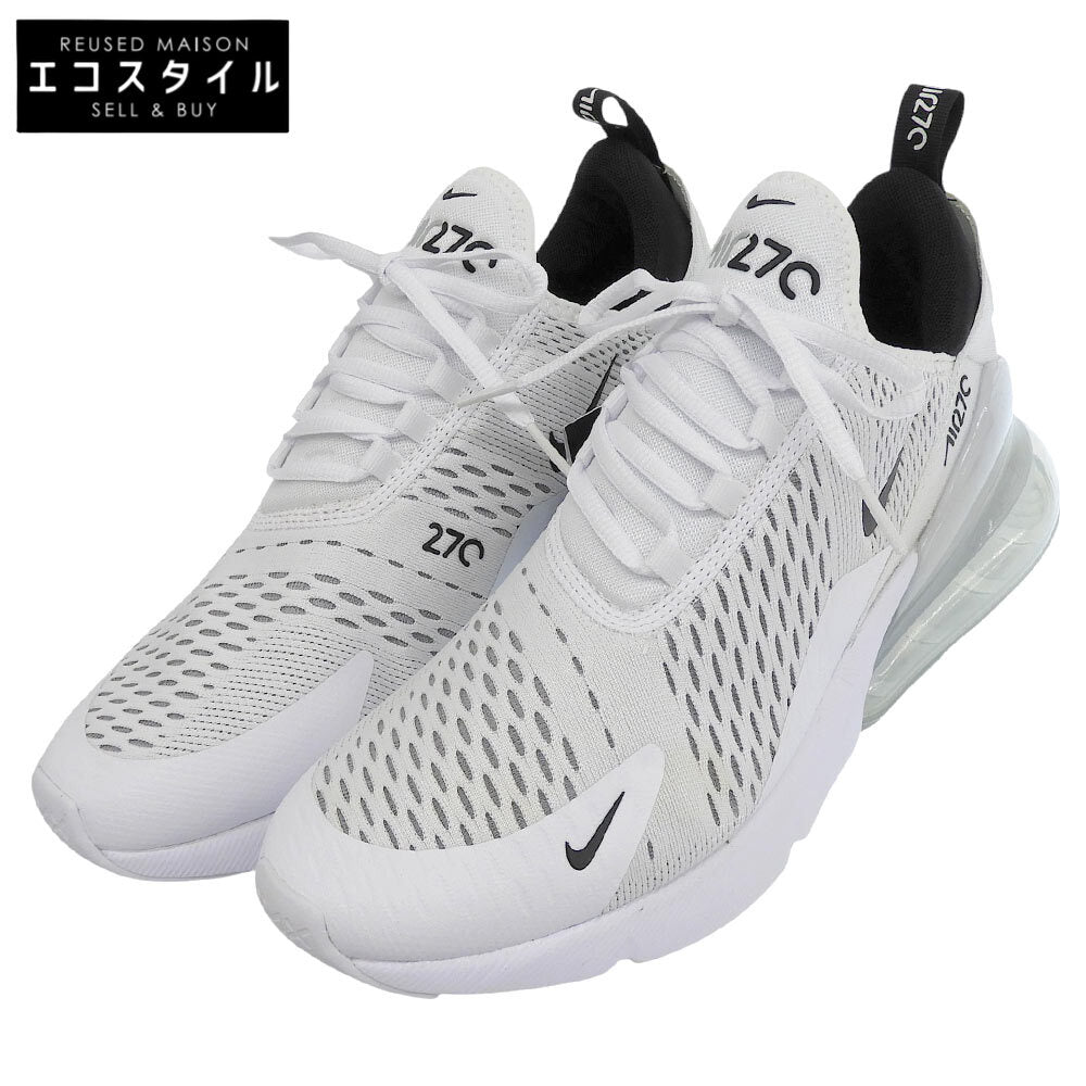 NIKE ナイキ 新品同様 Nike Air Max 270 White Black シューズ メンズ ホワイト/ブラック 27.5cm AH8050-100 シューズ