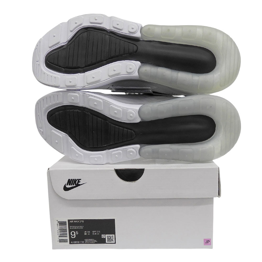 NIKE ナイキ 新品同様 Nike Air Max 270 White Black シューズ メンズ ホワイト/ブラック 27.5cm AH8050-100 シューズ