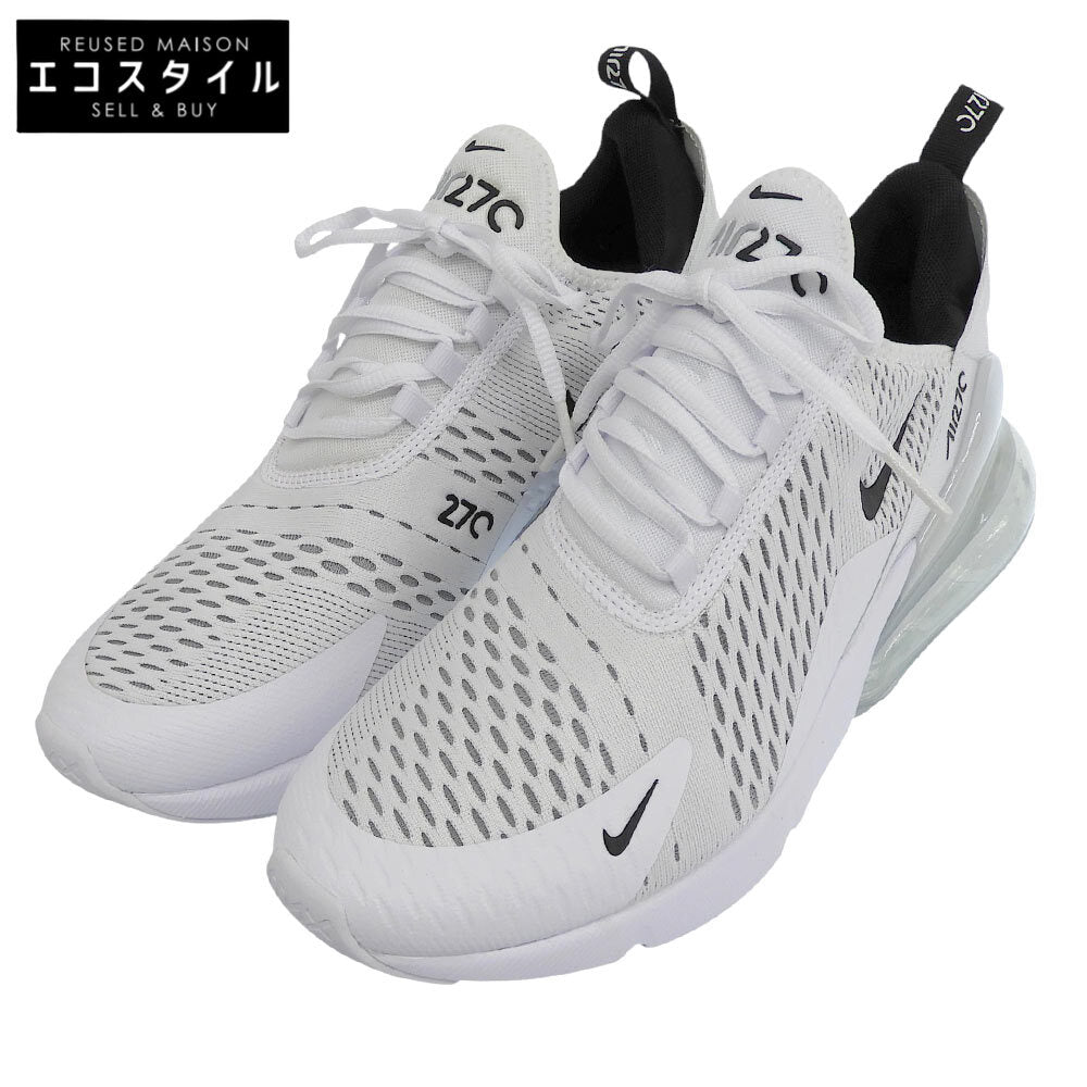 NIKE ナイキ 新品同様 Nike Air Max 270 White Black シューズ メンズ ホワイト/ブラック 27.5cm AH8050-100 シューズ