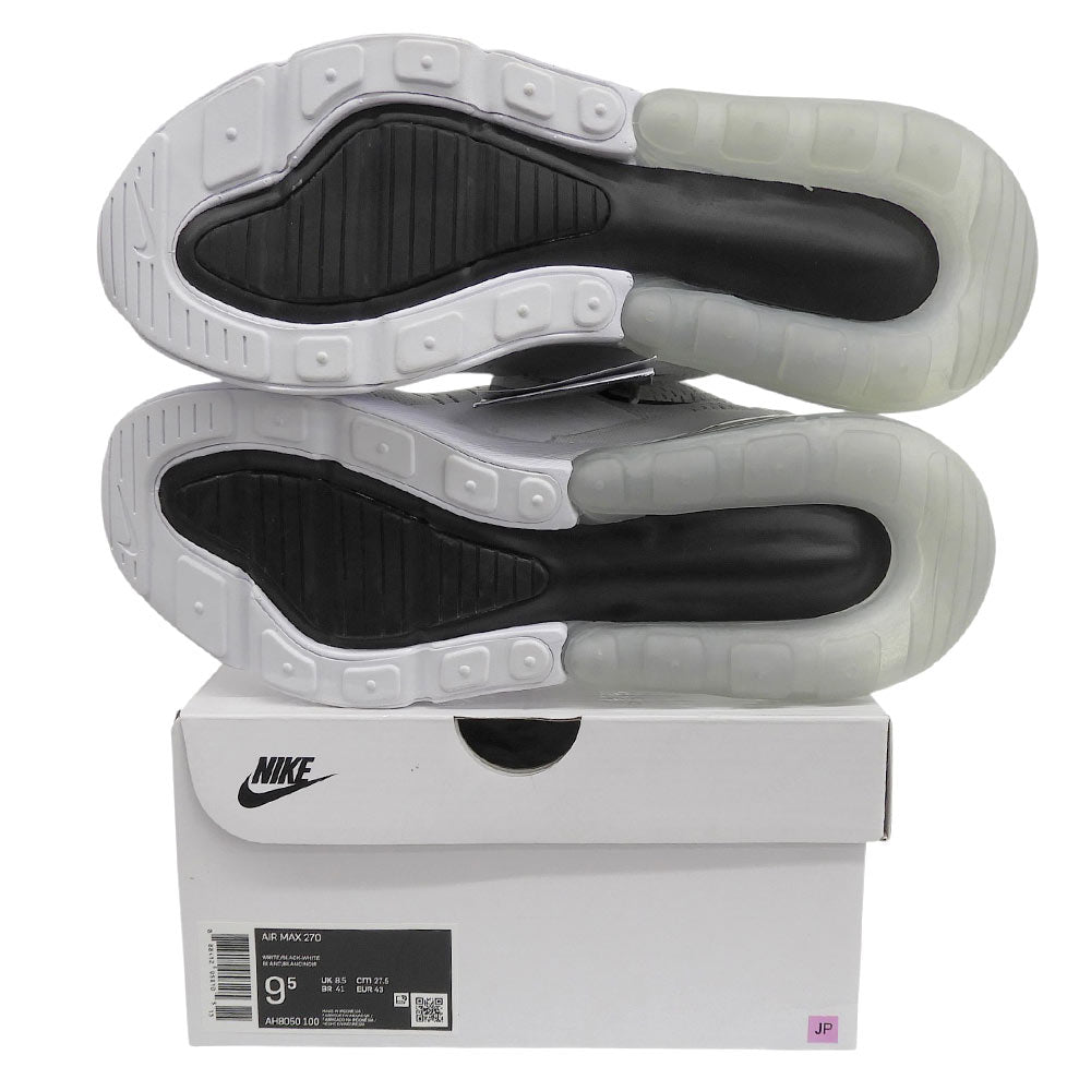 NIKE ナイキ 新品同様 Nike Air Max 270 White Black シューズ メンズ ホワイト/ブラック 27.5cm AH8050-100 シューズ