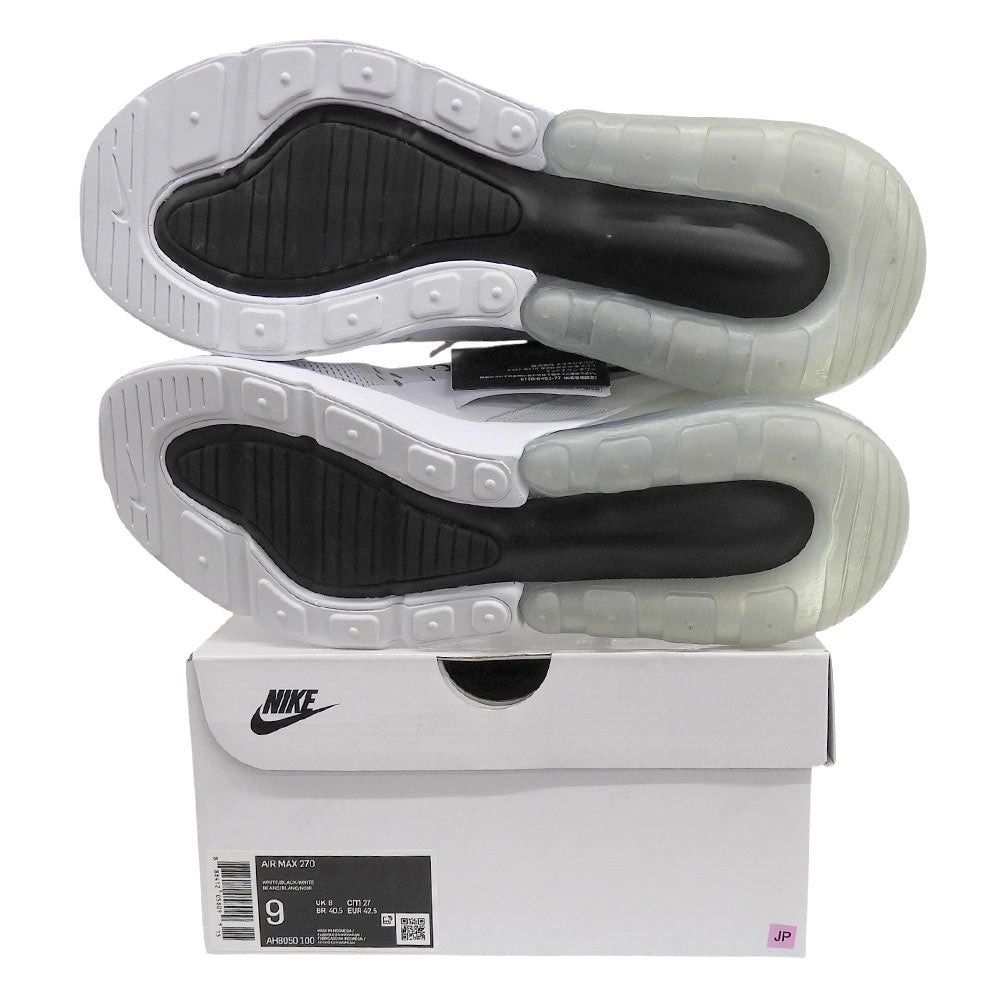 NIKE ナイキ 新品同様 Nike Air Max 270 White Black シューズ メンズ ホワイト/ブラック 27cm AH8050-100 シューズ