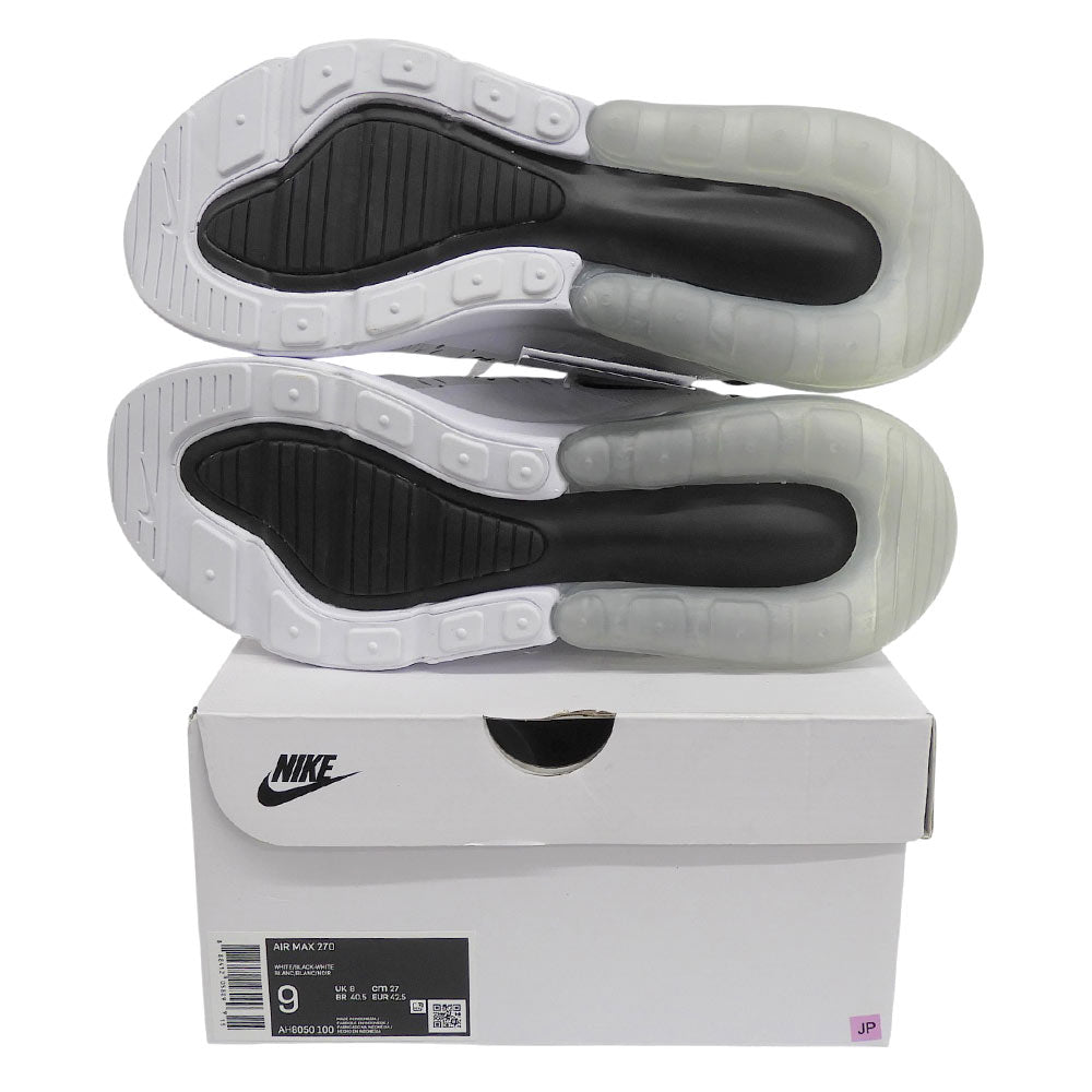 NIKE ナイキ 新品同様 Nike Air Max 270 White Black シューズ メンズ ホワイト/ブラック 27cm AH8050-100 シューズ