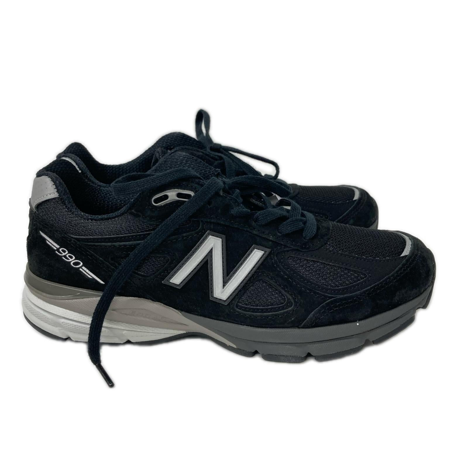 NEW BALANCE ニューバランス 【新品同様】U990BL4 Made in USA スエード/メッシュ スニーカー シューズ