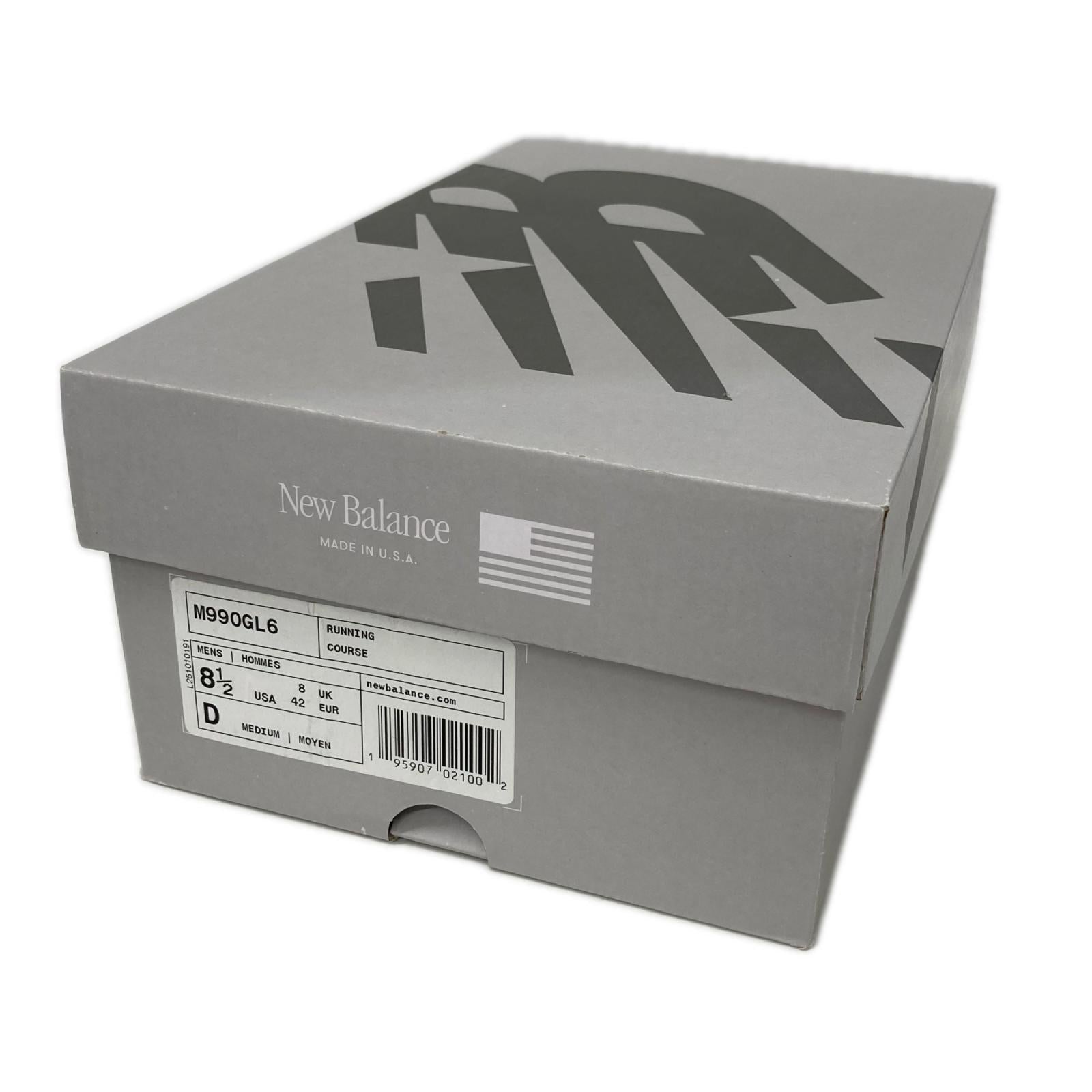NEW BALANCE ニューバランス 【新品同様】M990GL6 Made in USA スエード/メッシュ スニーカー シューズ