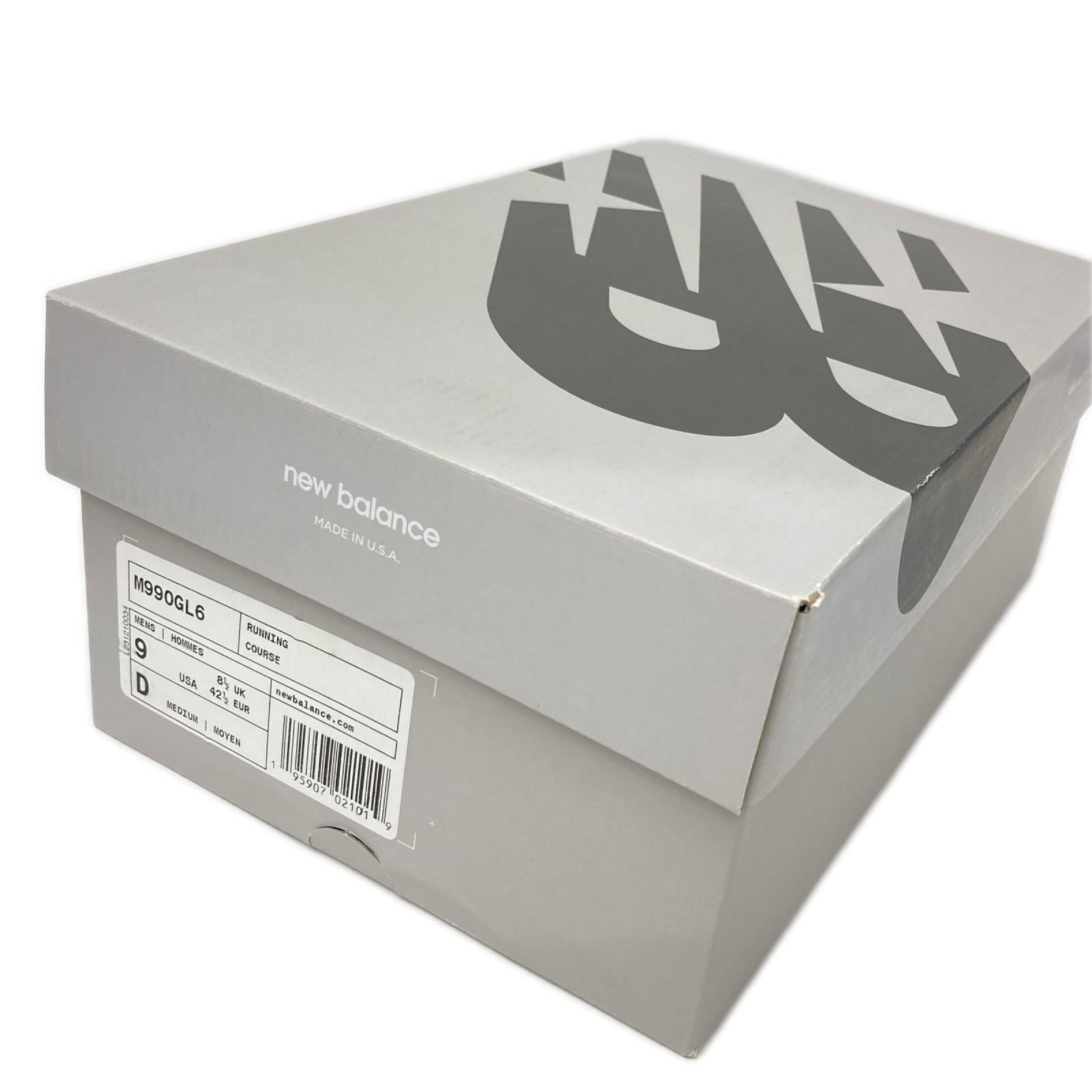 NEW BALANCE ニューバランス 【新品同様】M990GL6 Made in USA スエード/メッシュ スニーカー シューズ
