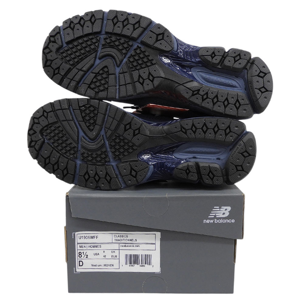 NEW BALANCE ニューバランス 新品同様 1906W Navy メッシュ ローカット スニーカー シューズ メンズ ネイビー 26.5cm U1906WFF シューズ